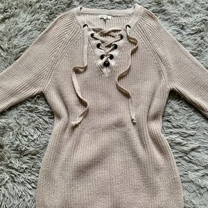 Tan Knit Sweater 🍁